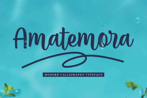 Amatemora: A Stylish Handwritten Font for Small Business Branding
