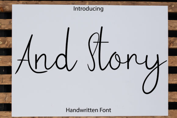 And Story: A Script Typeface That Brings Narrative Flow to Brand Content