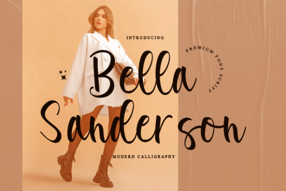Bella Sanderson: A Script Font That Brings Warmth to Editorial Design