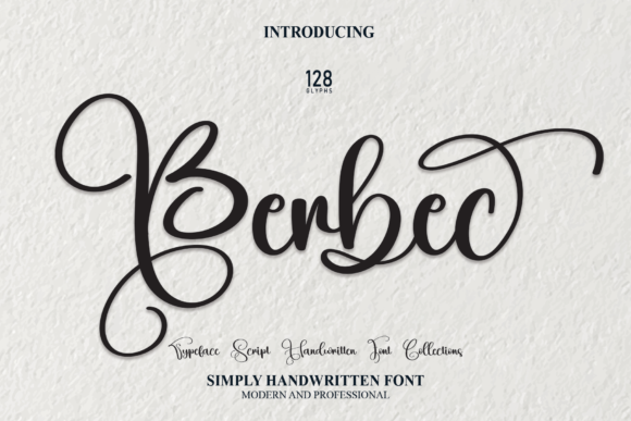 Berbec Script Font: A Typeface for Marketing and Brand Visuals