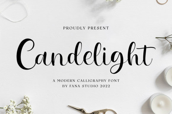 Candelight: A Script Font Built for Handmade Product Creators
