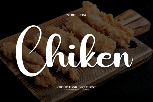 Chiken Font Review: A Handwritten Script for Editorial Design