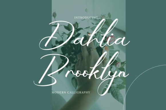 Dahlia Brooklyn: A Handwritten Font for Web Design