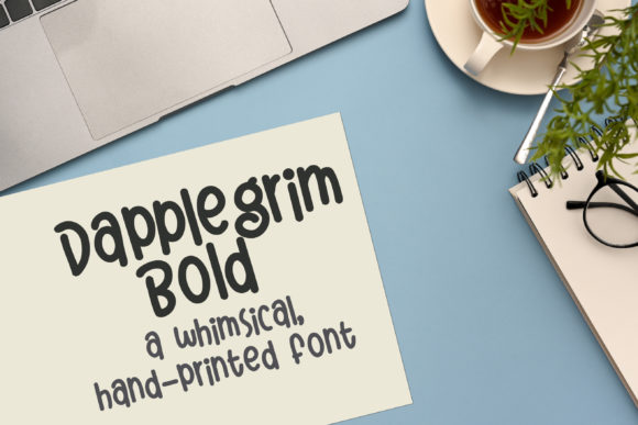 Dapplegrim: A Playful Handwritten Font for Handmade Products