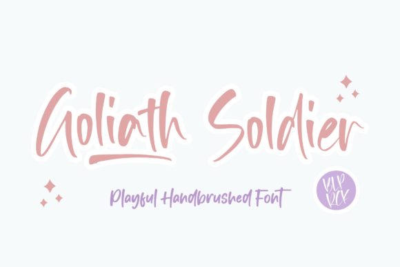 Goliath Soldier: A Charming Script Font for Editorial Design