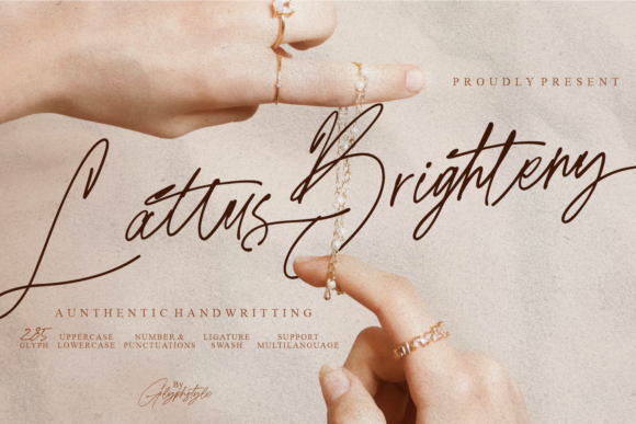 Lattus Brighteny: Script Font for Modern Web Design