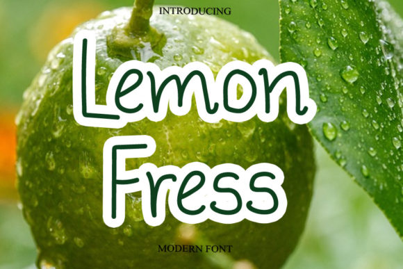 Lemon Fress: A Fresh Handwritten Font for Crafters and Product Makers