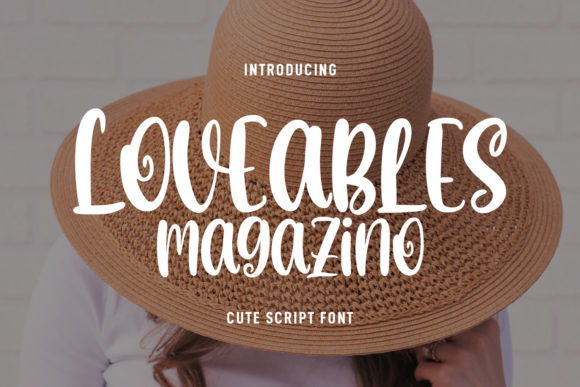 Loveables Magazino: A Script Font Built for Editorial Flow