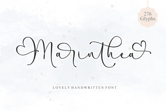 Marinthea: A Script Font That Brings Elegance and Flow to Editorial Design
