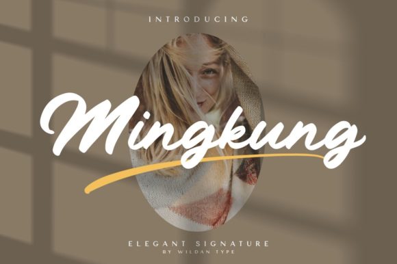 Mingkung: A Clean Brush Font for Real Campaigns