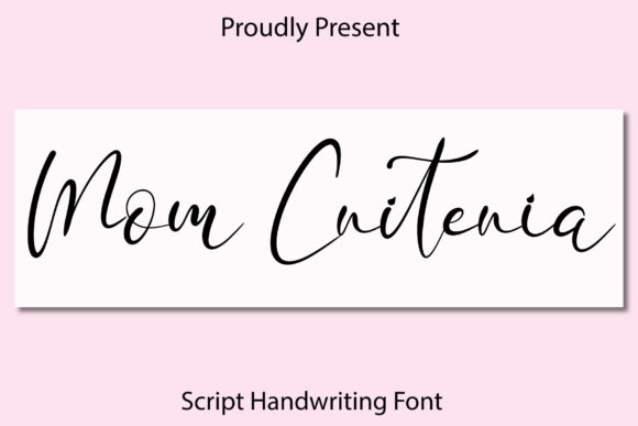 Mom Criteria: A Script Font That Elevates Digital Branding