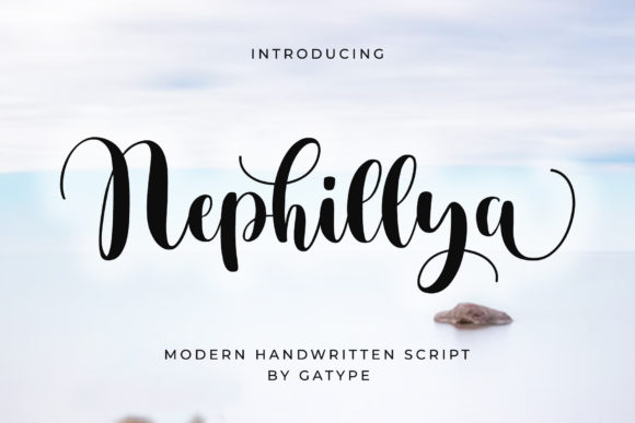 Nephillya: A Handwritten Font That Brings Elegance to Web Layouts