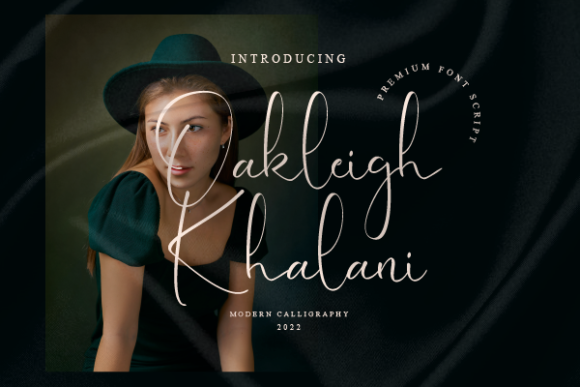 Oakleigh Khalani: A Script Font That Elevates Small Business Branding