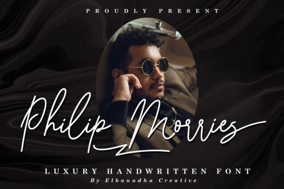 Philip Morries Script Font for Handmade Products and Printables