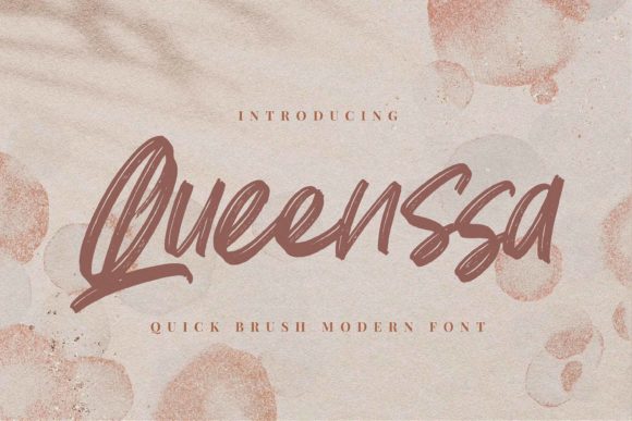 Queenssa: A Handwritten Font with Editorial Charm