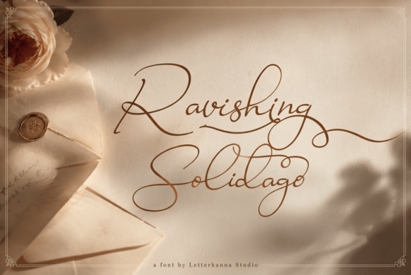 Ravishing Solidago: A Hand-Drawn Script for Digital Creators