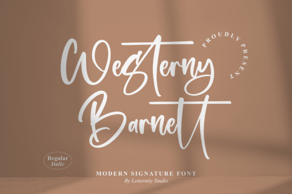 Westerny Barnett: A Script Font for Elegant Brand Design